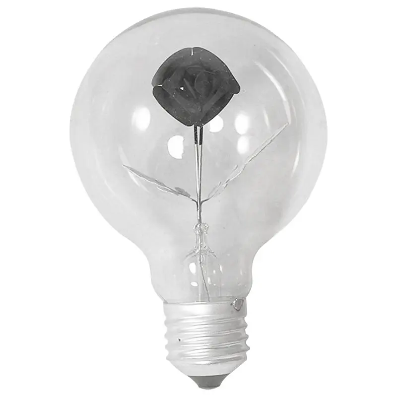 

artful neon light bulb E26/E27 110/220V nixie filament lamp tube rose