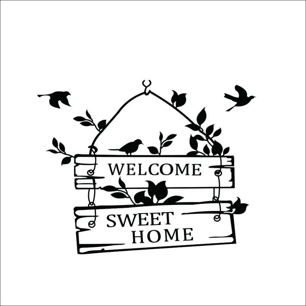 מדבקת Welcome Sweet Home – תמונה 4