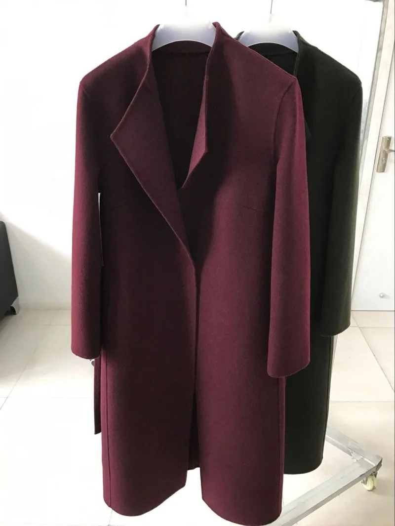 Buy Woolen Overcoat Women Woolen Jacket Coat Female