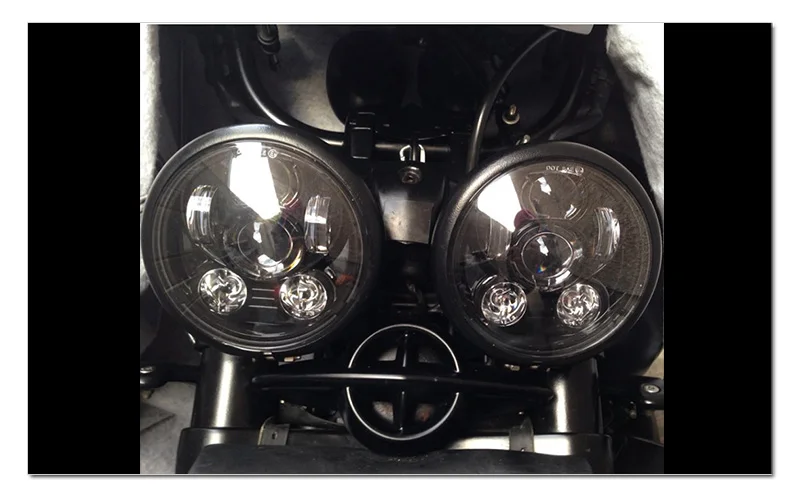 New Motos Accessories 5.75 headlight motorcycle 5 34 led headlight for Harley 5-34 Motorcycle Black Projector Daymaker (10)