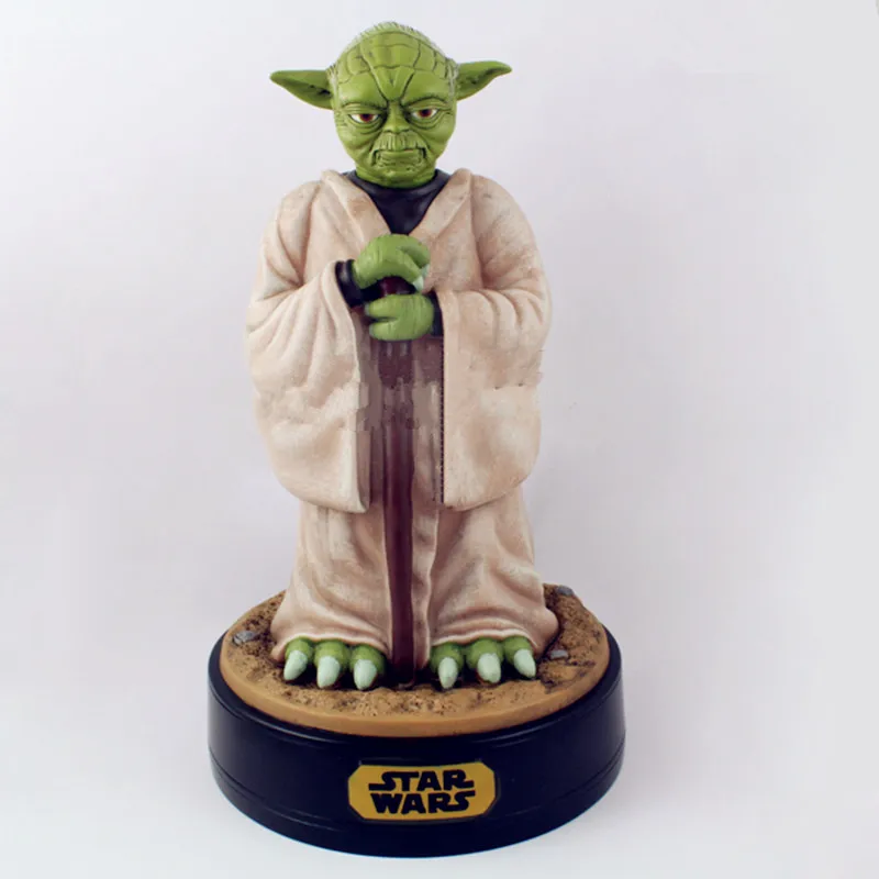 

30CM Star Wars Luke Skywalker Master Dagobah Master Yoda Saving Box PVC Action Figure Collection Model Toy G292