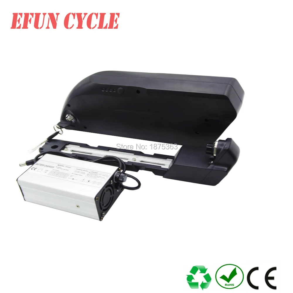 

Free shipping 36V 11.6Ah Li-ion battery for beach cruiser bike tiger shark down tube ebike battery for BBS01B/BBS02B