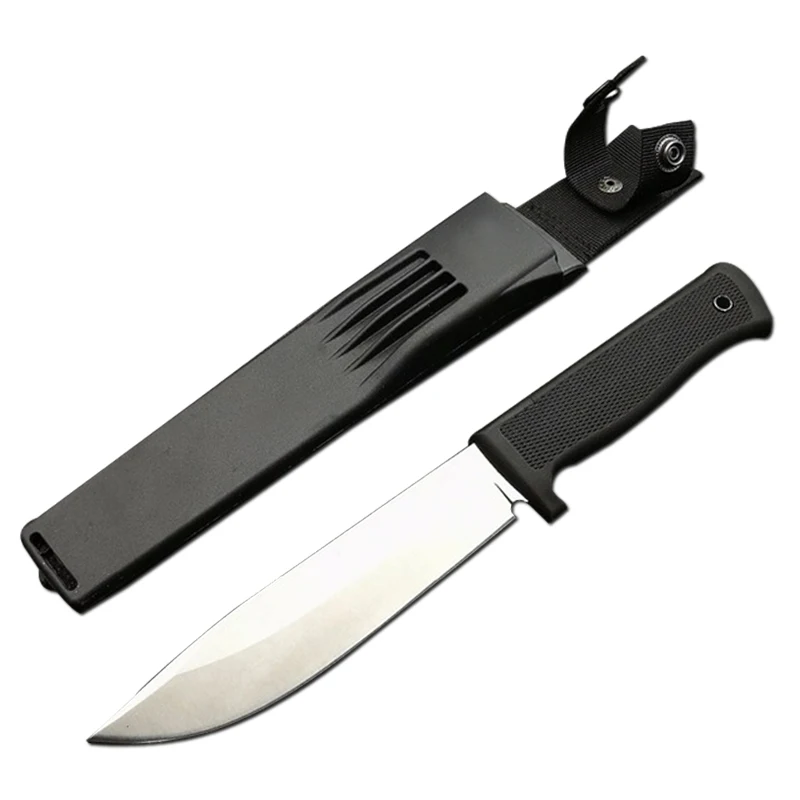 ToughKeng 58HRC высокой твердостью фиксированным лезвием нож Kydex оболочка ножи для