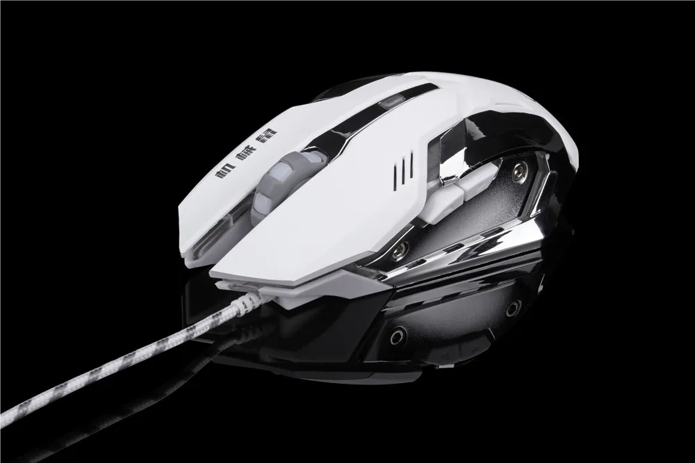 Бесшумная/звуковая игровая мышь 5000 dpi Проводная оптическая светодиодный мышь для компьютера USB кабель мышь для ноутбука ПК Профессиональный геймер офис