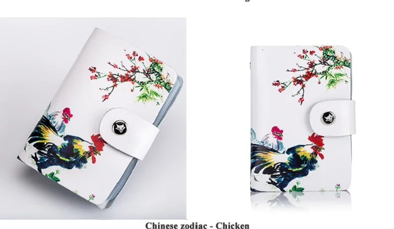 Chinese zodiac Dog Card Holde Wallet HCL663 Details (21)