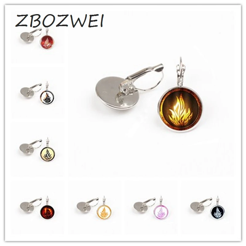 ZBOZWEI 2018 оптовая продажа дивергентные круглые серьги с логотипом ювелирные