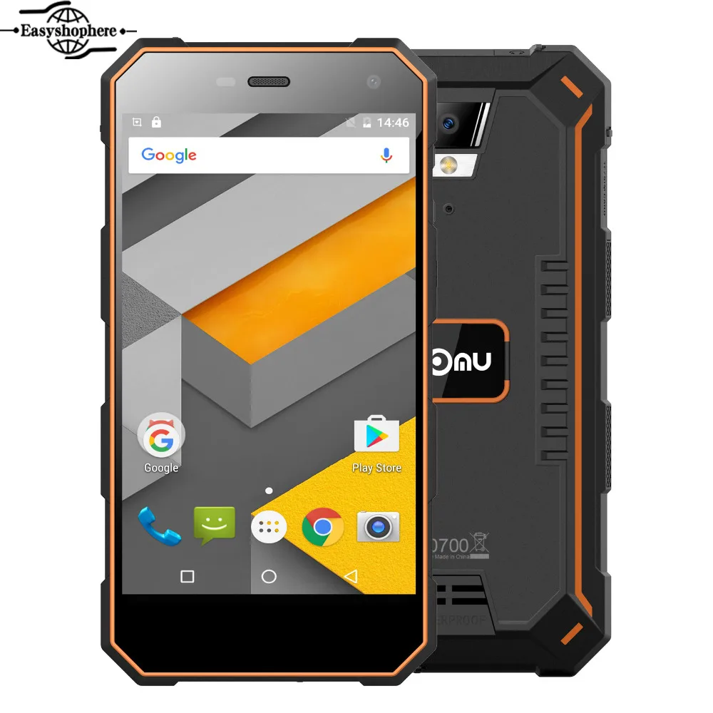 Nomu S10 Mobile Phone 5 Inch Quad Core 2GB 16GB MTK6737T Smartphone 5000mAh Quick Charge 13