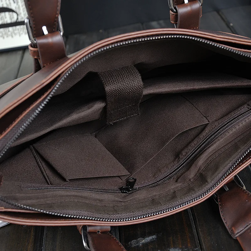 Дизайнерский мужской портфель винтажные сумки через плечо Crazy horse Кожаные Деловые Офисные сумки повседневные дорожные сумки-мессенджеры для ноутбука