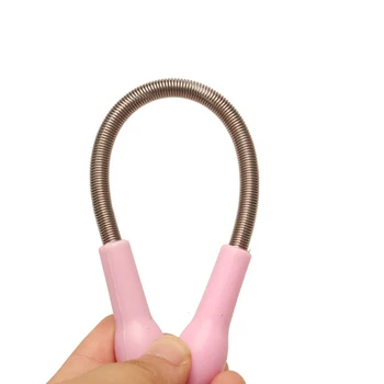 

NEW Facial Hair Remover Face Epilator Spring Threading Bend Removal Tool