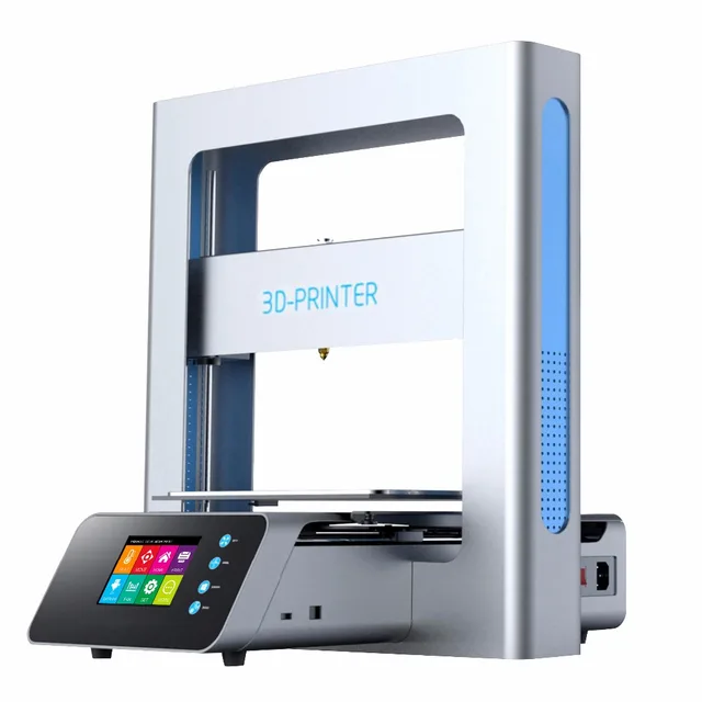 Best Offers Portable 3D Printer Full Metal Frame High Precision Large Printing Size USB Printing Machine LCD Touch Screen Display