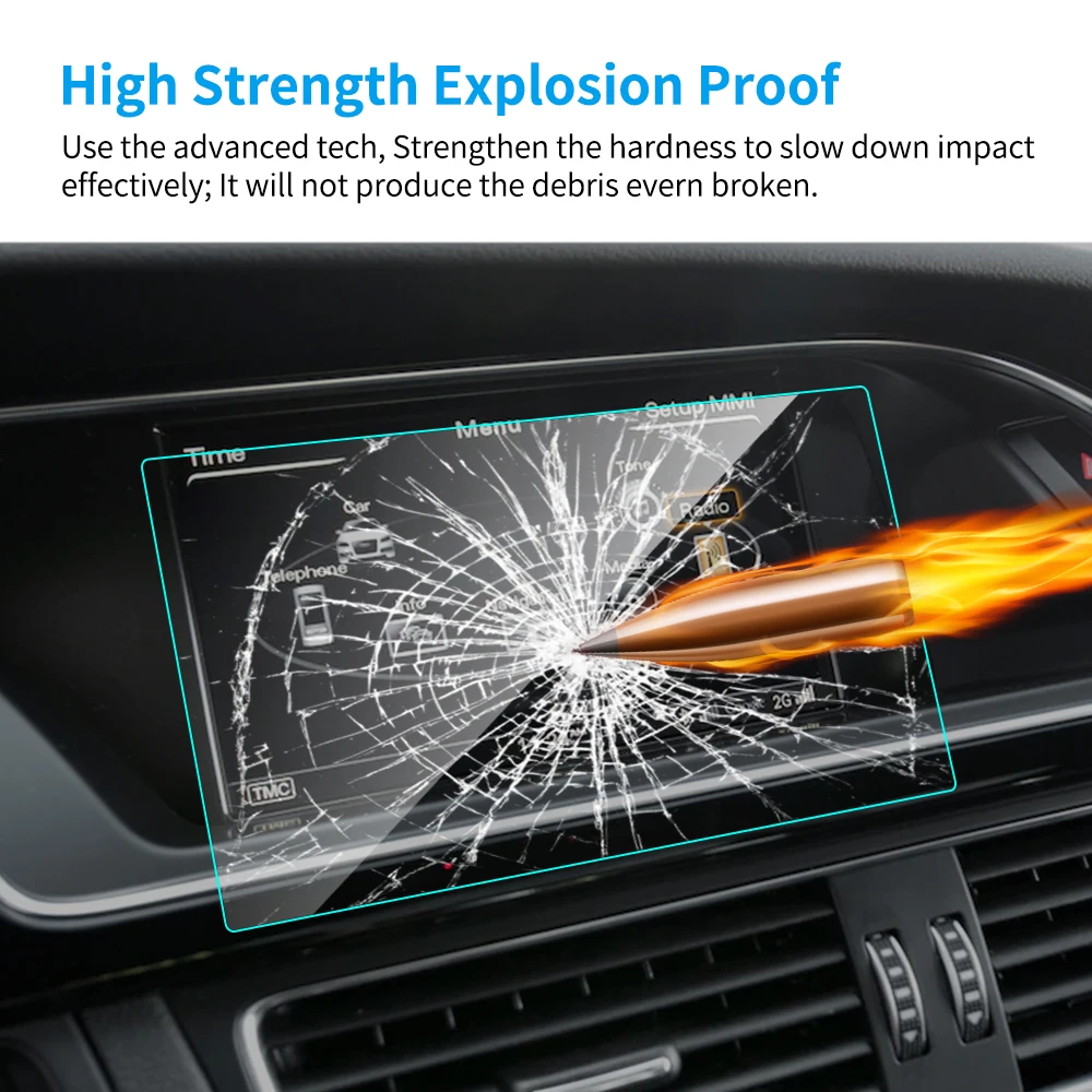 Автомобильный gps навигации Экран протектор для Audi A3 A4 A5 A6 Q3 Q5 A1 A7 A8 S3 S4 S5 S6 S7 S8 RS3 RS5 RS6 RS7 B8 B9 C6 C7 4G8 D4 D5
