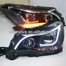 Для Subaru Forester светодиодный фонарь с ангельскими глазами 2013