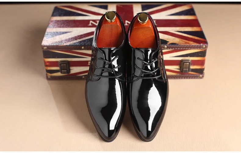 Mens Casual Shoes' Black Oxford Shoes Men Winter Autumn Spring Men Casual Shoes Leather Lace Business Formal Shoe For Mens Brand (12)
