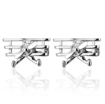 

Newest Propeller Cufflinks Novelty Aircraft Propellor Design Cuff Links Buttons Studs Men's Shirt Aviation Jewelry 10pairs/lot