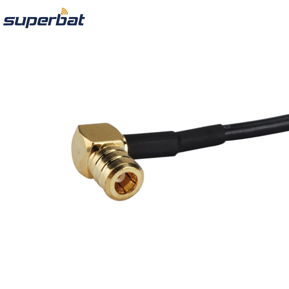 Fakra Z to SMB Male Right Angle Pigtail Connector Cable for Car GPS Radio
