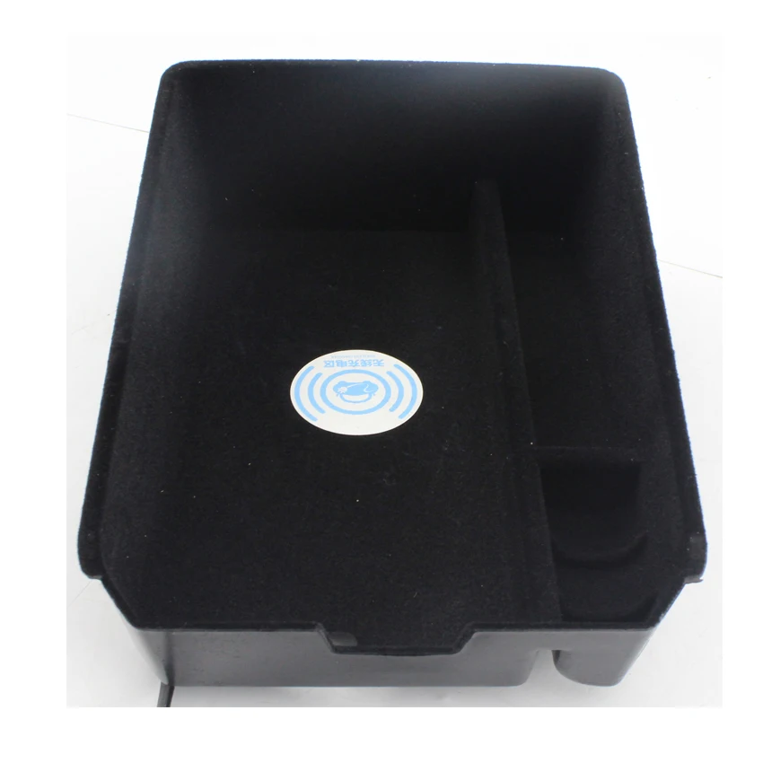 Liislee Беспроводное зарядное устройство для автомобиля Быстрая зарядка быстрая коробка для хранения мобильного телефона для BMW X3 F25 G01 зарядное устройство Storag автомобильный подлокотник коробка