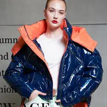 Зимняя куртка, женские пуховики, женская верхняя одежда с утиным пухом, пальто в Европейском стиле, женский короткий пуховик, модный бренд