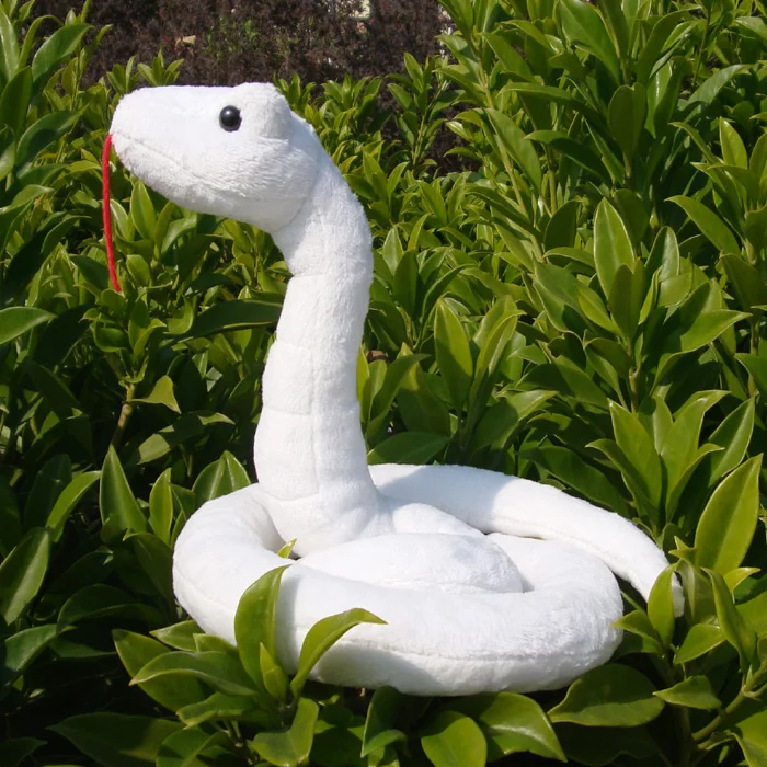 Мультфильм белая змея около 25 см мягкая плюшевая игрушка подарок на день рождения b0007