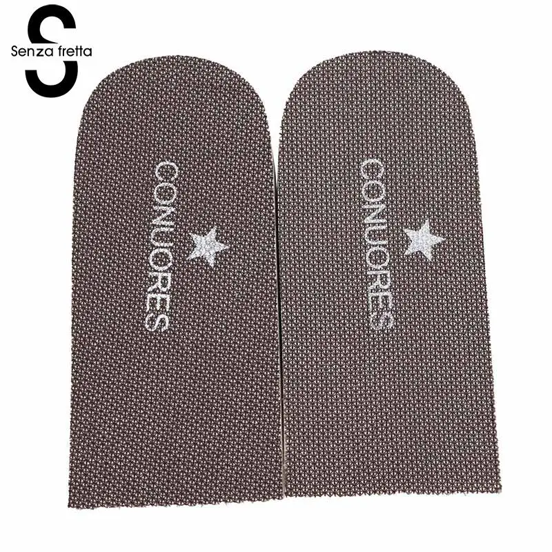 

Senza Fretta 2 Pairs Height Increasing Insoles Men Women Invisible EVA Insoles Breathable Cool Heel Pad up 2.5 cm LDD0507