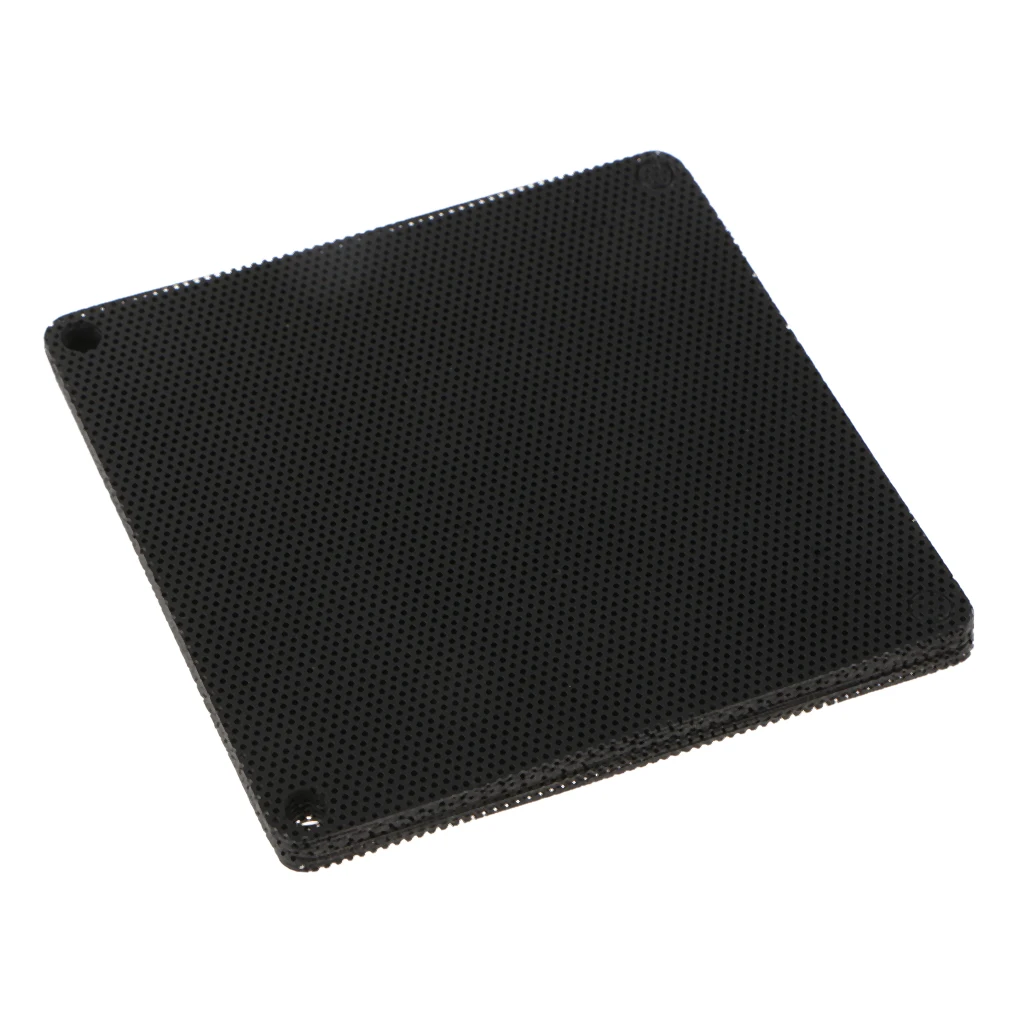 10Pcs Computer PC Dustproof Cooler Fan Case Cover Dust Filter Mesh 9cm Black