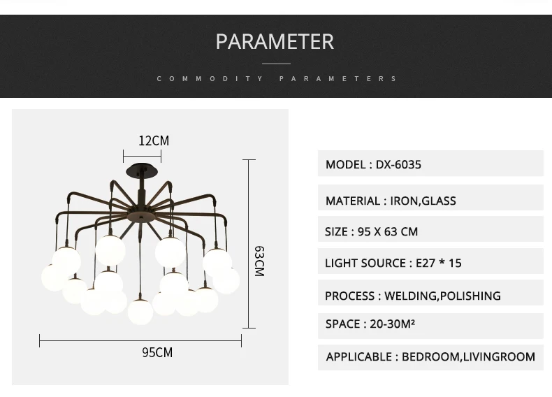 Ditoon Post Modern Led Ceiling Light (1)