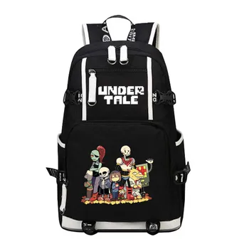 

Undertale Sans Papyrus Skeleton Brothers Men Backpack Canvas School Bags Travel Bagpack Laptop Backpack Undertale Bookbag