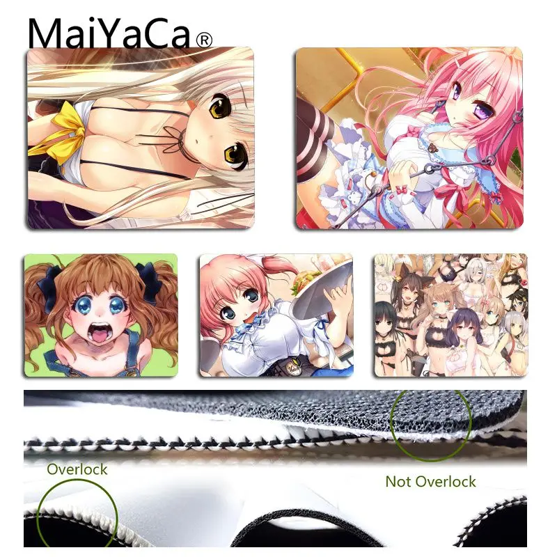 

MaiYaCa Boy Gift Pad Hot Popular Cartoon Manga Anime pretty girl Office Mice Gamer Soft Mouse Pad Size for 18x22cm 25x29cm