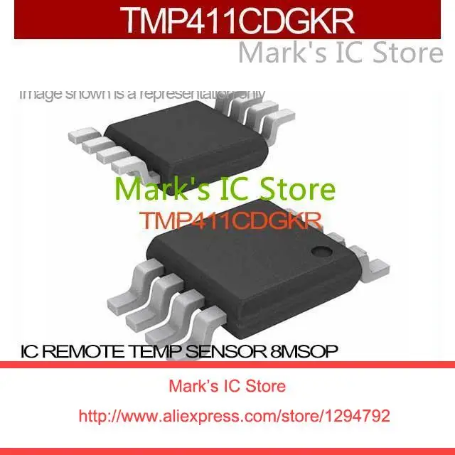 TMP411CDGKR IC REMOTE TEMP SENSOR 8MSOP TMP411CDG 411 TMP411C 411C TMP411 411CDsensor remote