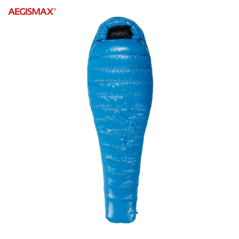 Спальный мешок AEGISMAX 800FP G1 G2 белый гусиный пух ультралегкий Нейлоновый с