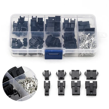 

200PCS 2/3/4/5 Pin Nylon Housing Terminals Set Male/Female Connectors with Wings/Hooks For Electronics Household Appliance