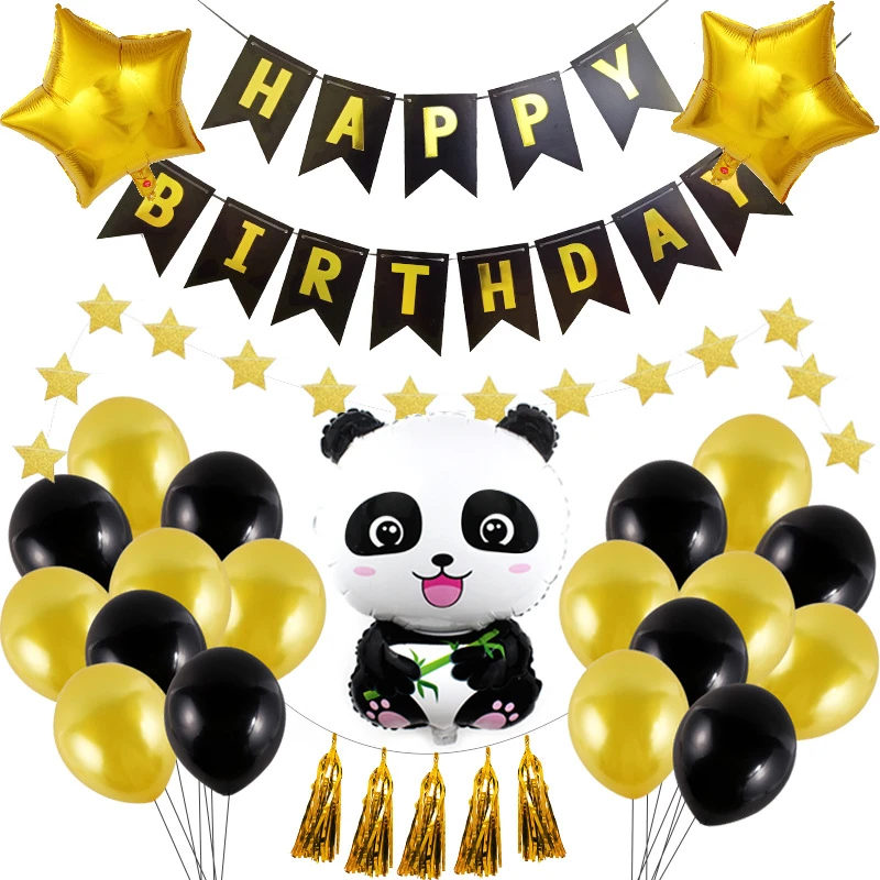 24pcs Panda Theme Foil Birthday Balloons Beautiful Star Banner Decor Balloon For Birthday Party Decorations Kids Baby Shower Ballons Accessories Aliexpress 24pcs Panda Theme Foil Birthday Balloons Beautiful Star Banner Decor Balloon For Birthday Party Decorations Kids Baby Shower Ballons Accessories Aliexpress