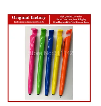 

Plastic stylus touch ball pen for mobile phone holder for promotion wholesale ball pens in yiwu