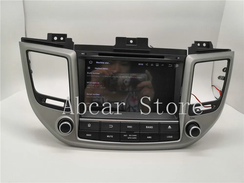 8 дюймов Android 7,1 автомобильный dvd-плеер gps навигация для HYUNDAI Tucson IX35 стерео радио 2 Гб ram 16 Гб rom авто