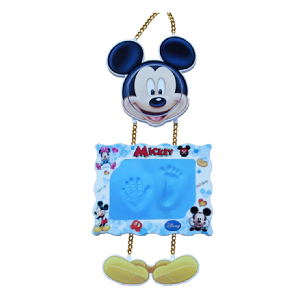 

Infant Baby Children Handprint Footprint White Contracted Hanging Wall Photo Frame Christmas Gifts For Children Scale-3-5