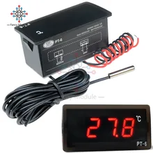 Diymore dc 12v/ac 220v all-purpose teste led digital medidor de temperatura display termômetro aquário com sensor ntc sonda