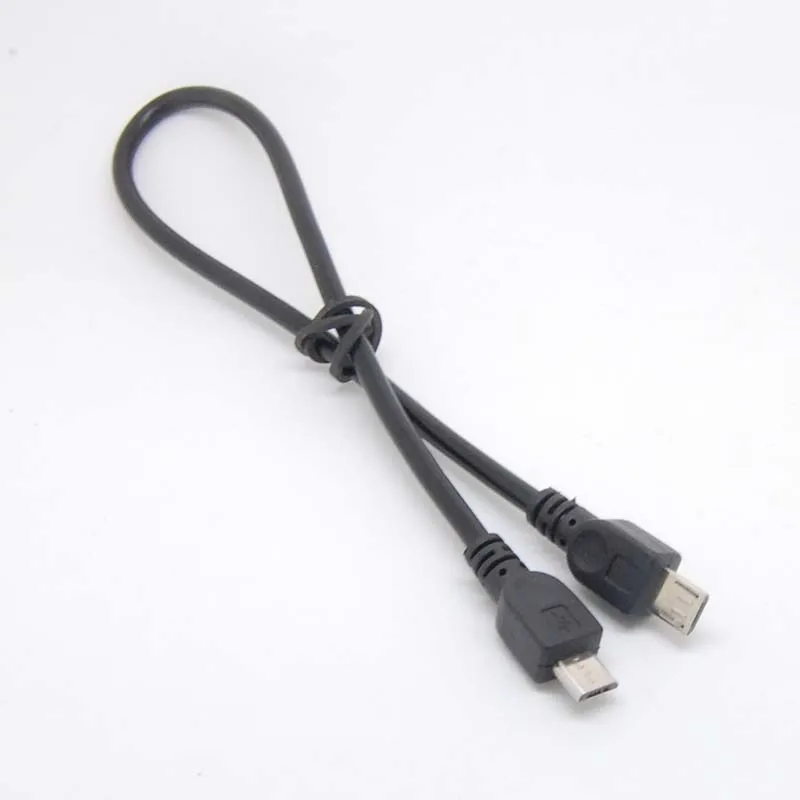 30 см USB 2,0 Micro 5 P 5Pin штекер для Micro 5 Pin штекер короткий кабель адаптер