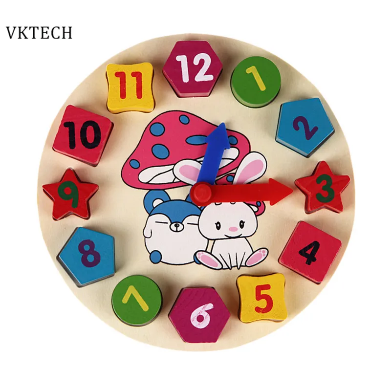 Baby font b Toys b font 12 Number Wooden font b Toys b font Puzzle Colorful
