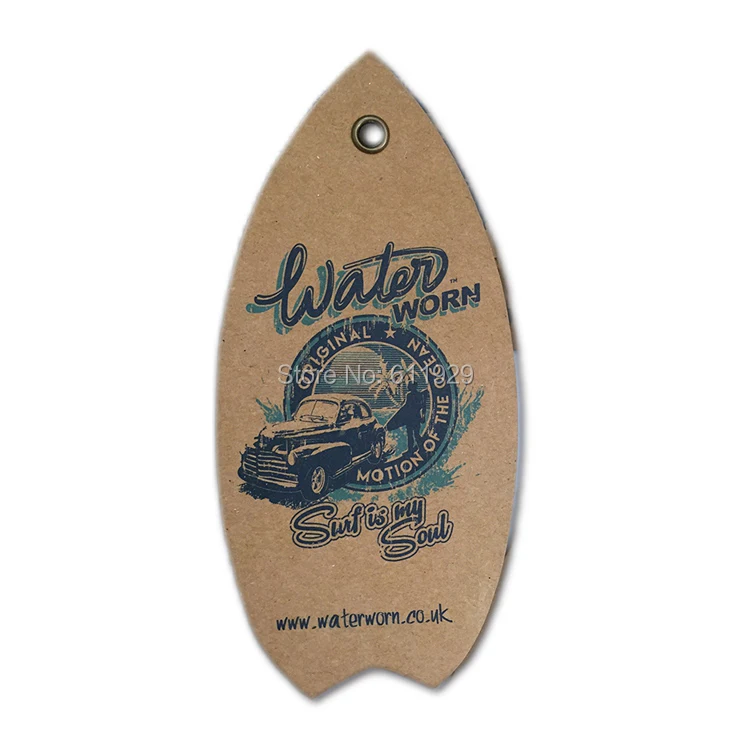 

customize clothing retro kraft paper tags with metal ring/garment cardboard paper hang tags/shape cutting printed labels/brand