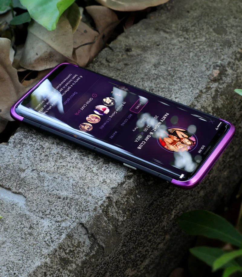 BOBYT для Galaxy S9 + ударопрочный армейский чехол с полной защитой алюминий пластик 3 в 1