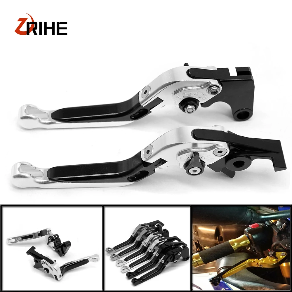 

High Quality CNC Accessories Motorcycle adjustable foldable extendable brake clutch levers For suzuki rg500 rg 500 all years