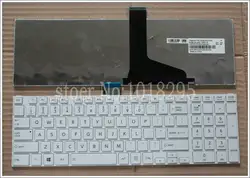 Новая клавиатура США для toshiba SATELLITE L850 L850D P850 L855 L855D L870 L870D США Белый Клавиатура ноутбука NSK-TVBSU