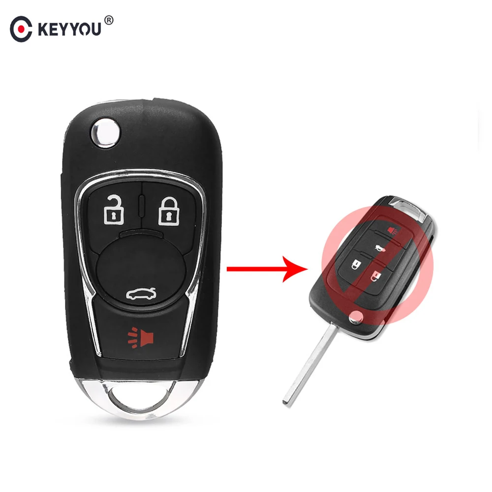 Новинка KEYYOU для Chevrolet Sonic Cruze Camaro модифицированный пульт дистанционного