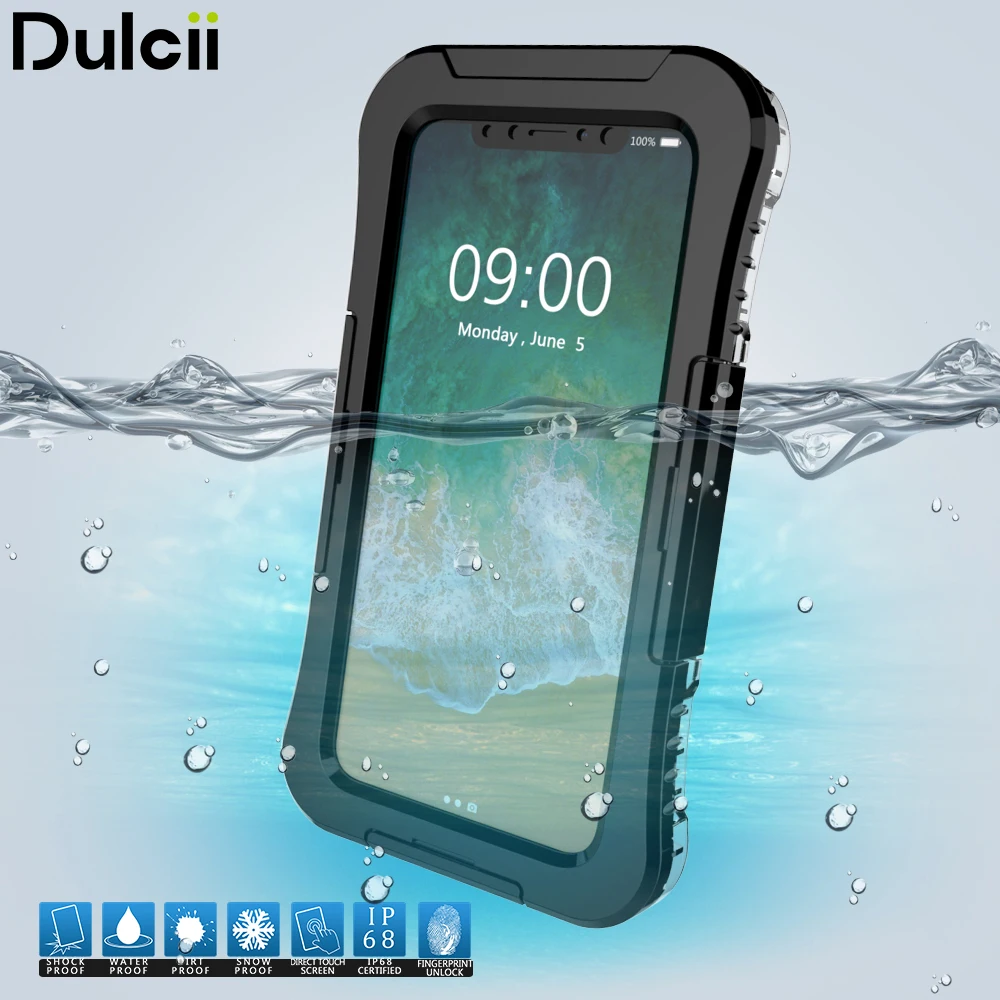 Aliexpress.com : Buy DULCII for iPhone X Cover IP68 Underwater 10M Waterproof Cases Dirt/Dust