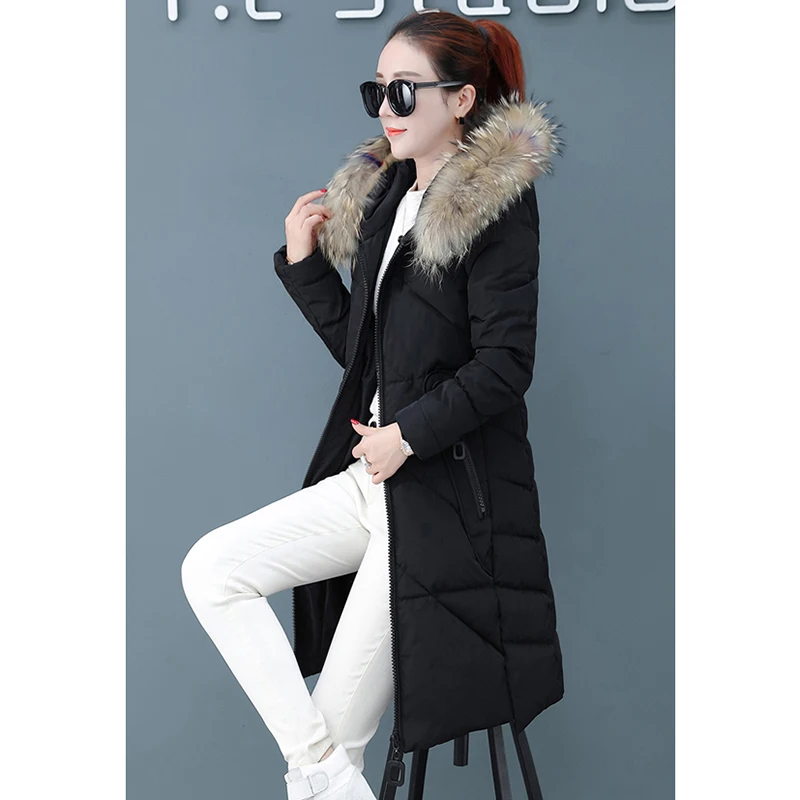 Vers 2018 Duvet Veste Beige À noir Femelle Long Bas Parka Femmes Canard De Taille La Automne Feminina Longue D'hiver Manteau Plus Capuchon rouge Le UEFxEqz