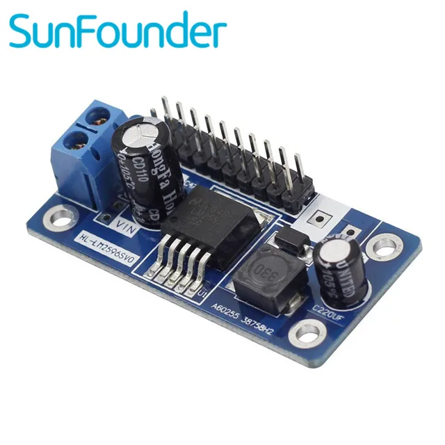 SunFounder LM2596 3V 12V to 5V/3A Buck Low Regulator Transformer