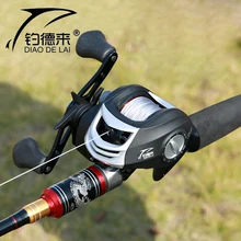 6,3: 1 baitcasing рыболовная Катушка 12+ 1BBs baitcasing алюминиевая катушка Carretilha Pesca рыболовное снаряжение для карпа