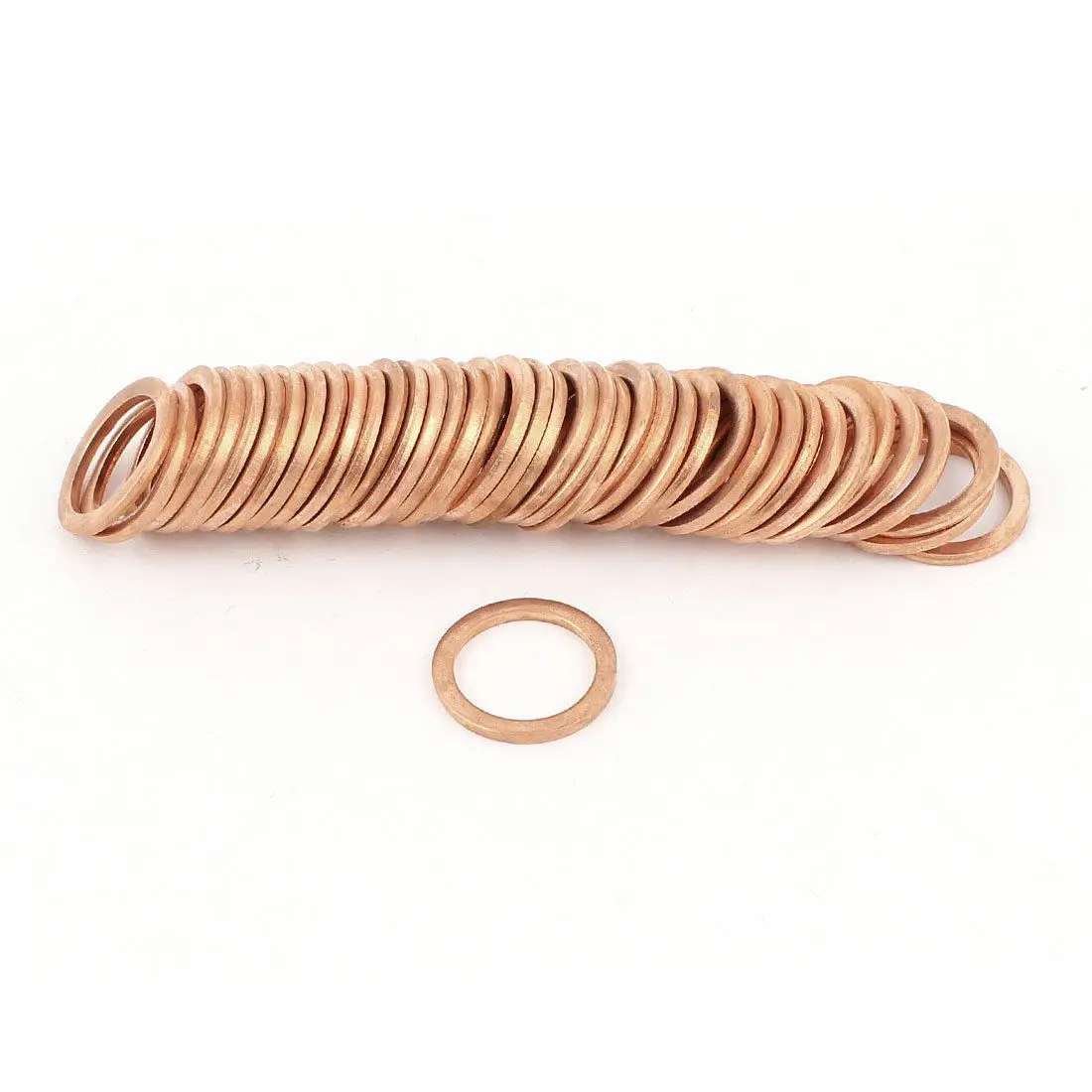 

Tattoo Machine Copper Crush Washer Flat Ring 12mmx16mmx1.5mm 50Pcs