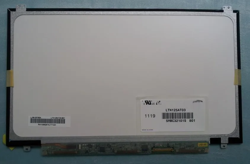 12,5 дюймов для samsung 350U2B-A04 NP400B2B NP350U2A A01 LTN125AT03 LTN125AT03-803 LTN125AT03-801 ноутбук ЖК-дисплей Экран Панель матрица