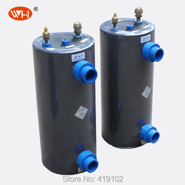 Fast shipping 3.0HP Aquaculture titanium evaporator , titanium barrel