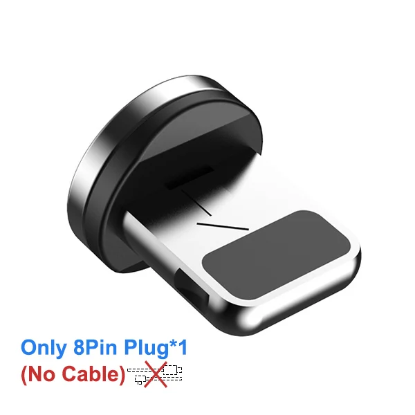 ACCEZZ Магнитный зарядный кабель освещение для iPhone X XR 7 XS Plus samsung S6 S7 huawei type-C Магнит Micro USB зарядный кабель 2 м - Цвет: For iphone Plug